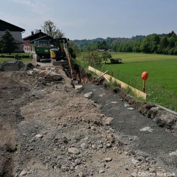 Obnova vodovoda in cestišča v naselju Zduša (2)